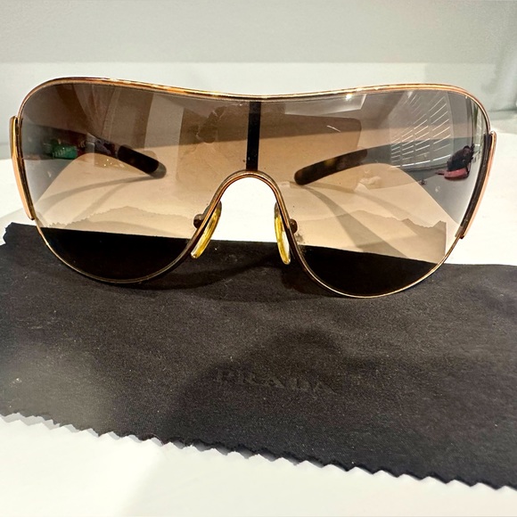 Vintage Prada Shield Sunglasses - Picture 1 of 7